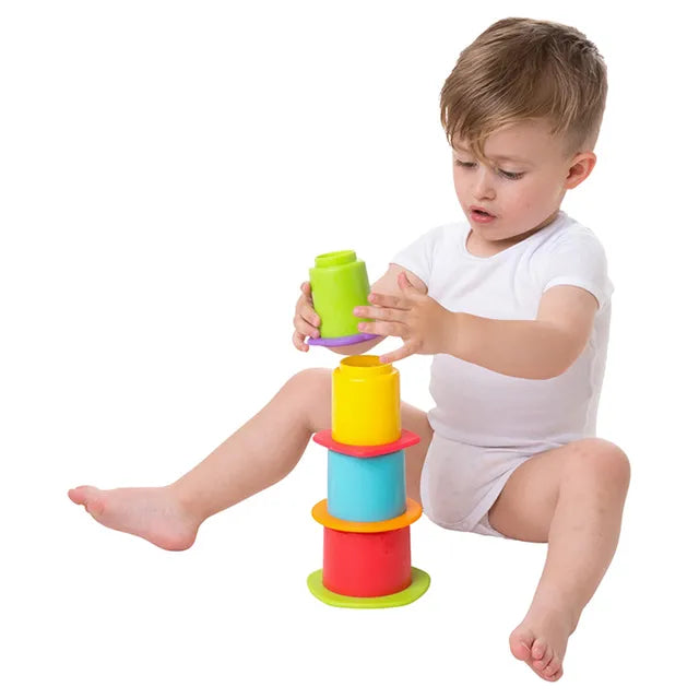 PLAYGRO VASOS DIVERTIDOS APILABLES