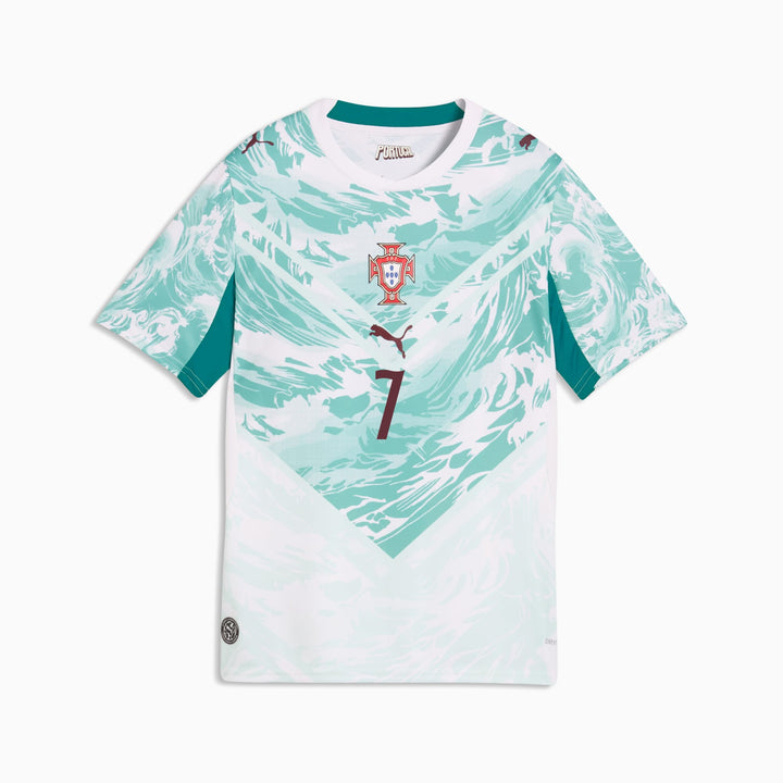 PUMA NIÑO TSHIRT PORTUGAL AWAY REPLICA JR. RONALDO WHITE