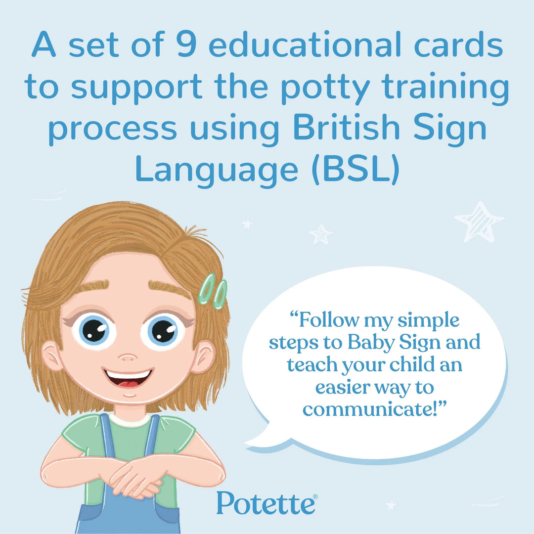 Tarjetas de Aprendizaje para Control de Esfínteres Potette (Flash Cards)