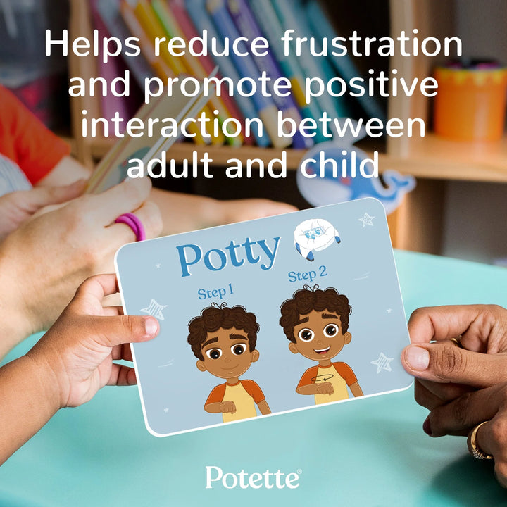 Tarjetas de Aprendizaje para Control de Esfínteres Potette (Flash Cards)