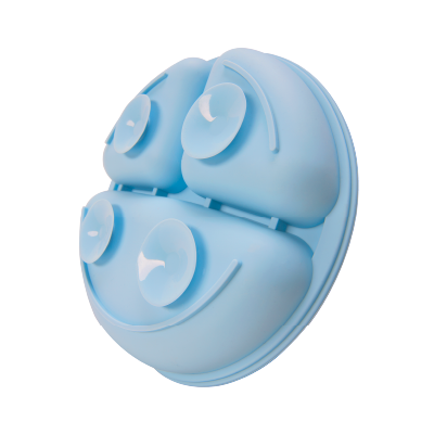 BUBA PLATO DE SILICONA CON VENTOSA AZUL