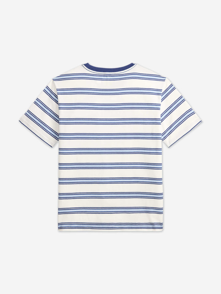 RALPH LAUREN NIÑO TSHIRT 26/1 JERSEY DECKWASH WHITE MULTI