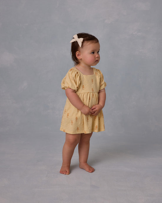 RYLEE & CRU BEBE NIÑA VESTIDO BREA SEAHORSES