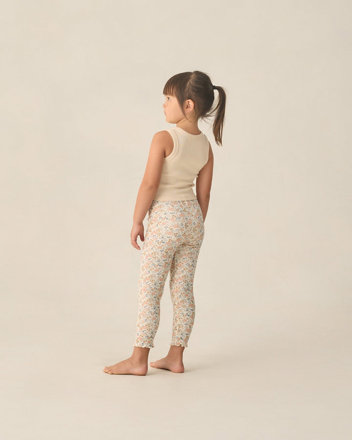RYLEE & CRU NIÑA LEGGIN SET FLOWER FIELD IVORY BLUSH