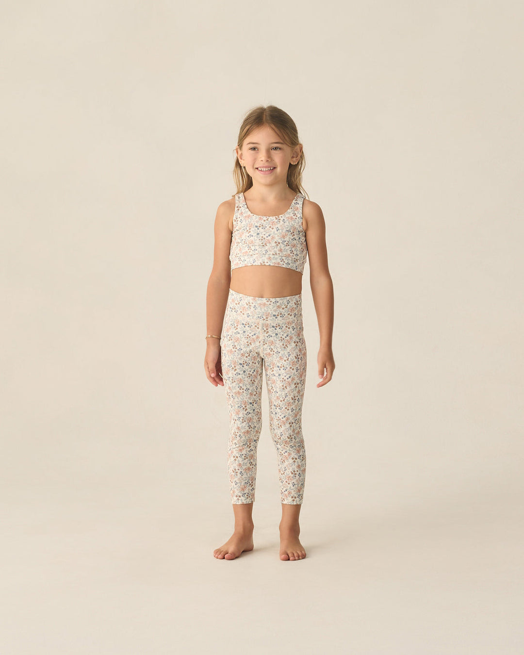 RYLEE & CRU NIÑA LEGGIN BASIC FLOWER FIELD IVORY