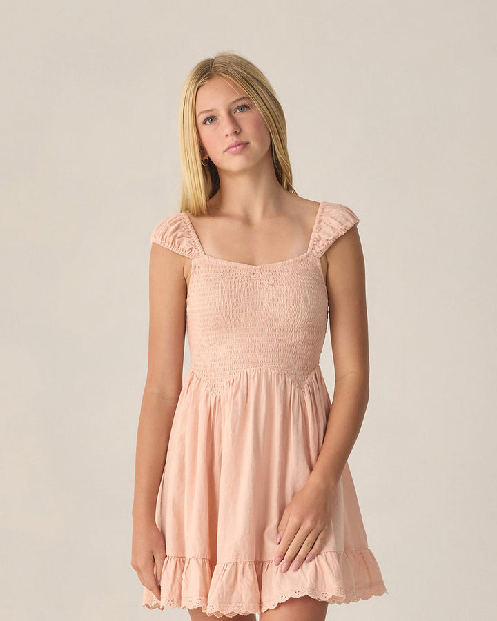 RYLEE & CRU NIÑA VESTIDO KALINA BLUSH