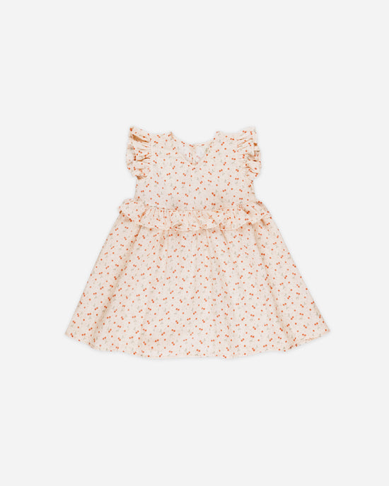 RYLEE & CRU NIÑA VESTIDO BRIELLE CHERRIES