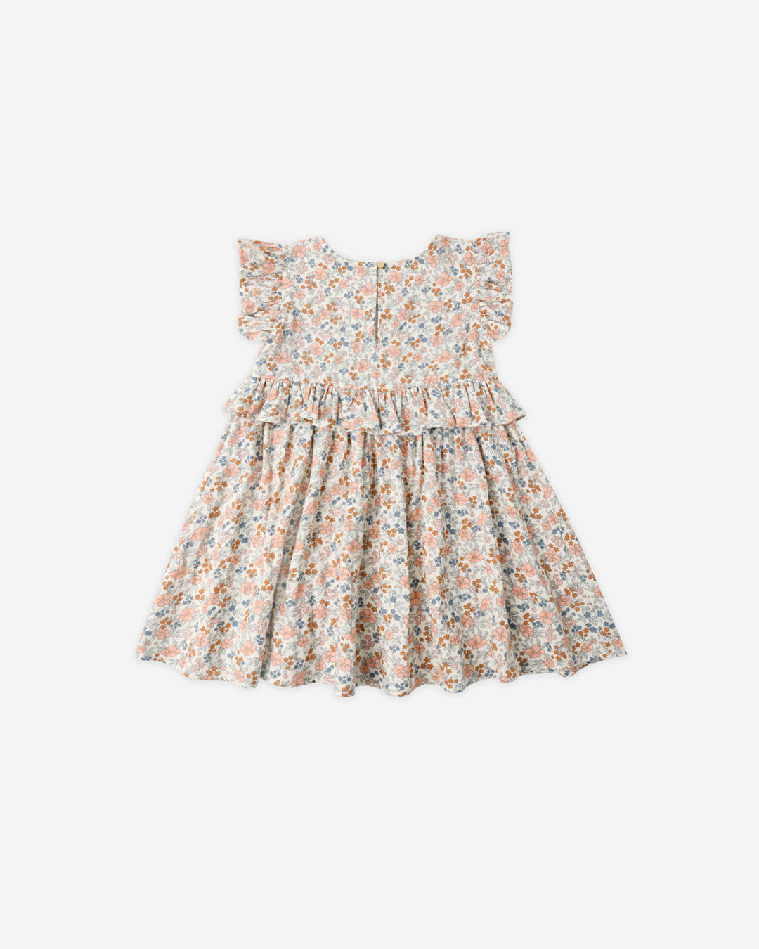 RYLEE & CRU NIÑA VESTIDO BRIELLE FLOWER FIELD IVORY