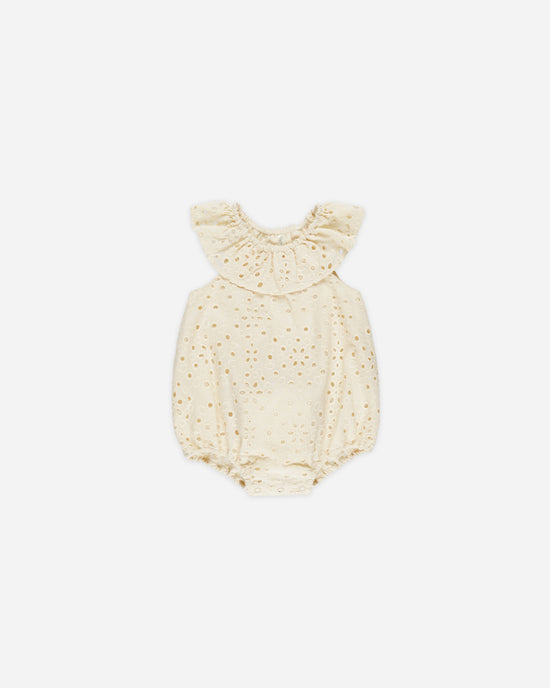 RYLEE & CRU NIÑA ROMPER MYLA NATURAL
