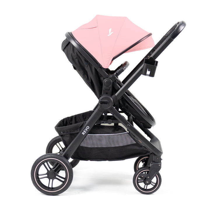 PREMIUM BABY COCHE TRAVEL SYSTEM REVO CON BASE ROSADO