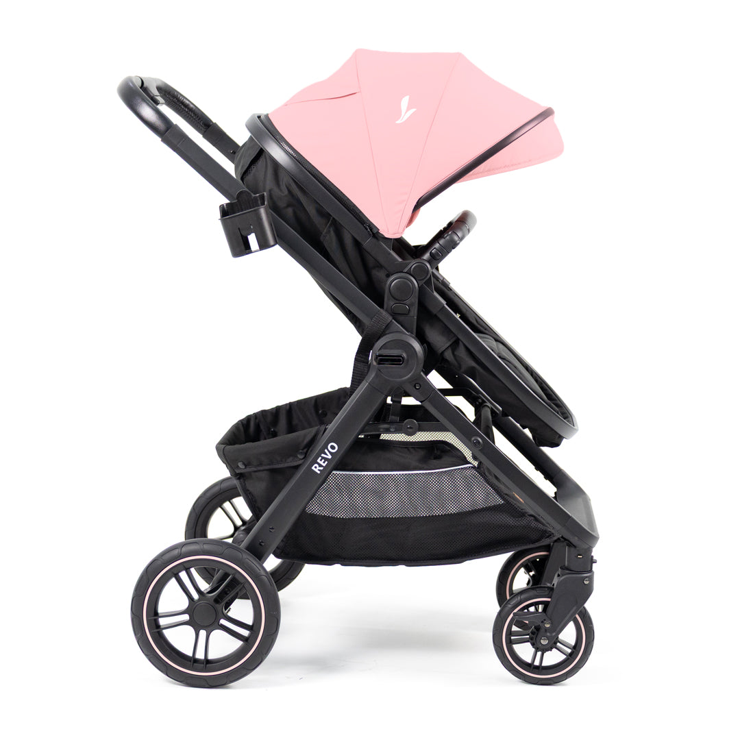 PREMIUM BABY COCHE TRAVEL SYSTEM REVO CON BASE ROSADO