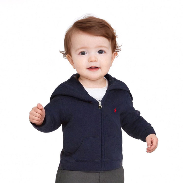 RALPH LAUREN BEBE NIÑO ABRIGO SEASONAL FLEECE CRUISE NAVY