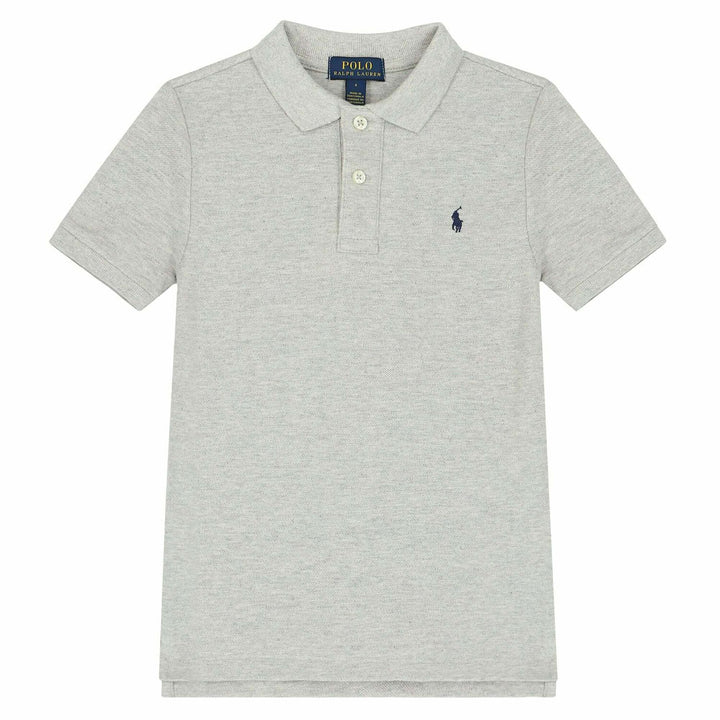 RALPH LAUREN NIÑO POLO CUSTOM FIT NEW GREY HEATHER
