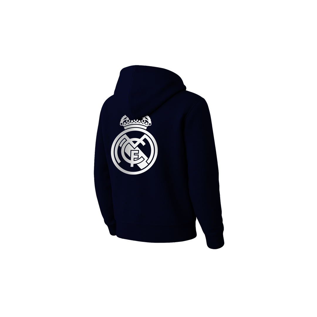 FANATICS NIÑO ABRIGO CON CAPUCHA REAL MADRID WARM UP