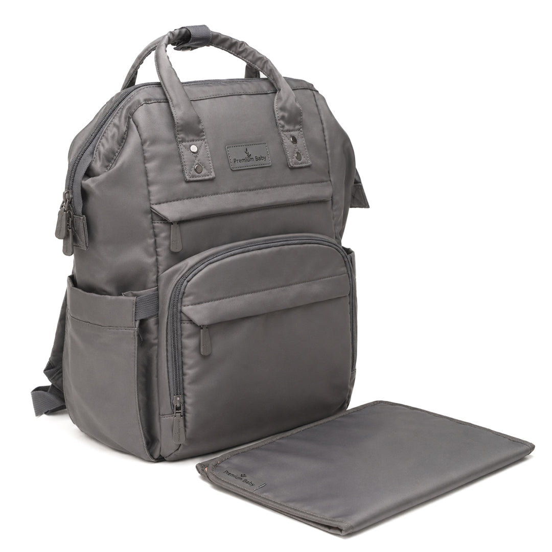 Premium Baby Bolsa Pañalera Rose Gris