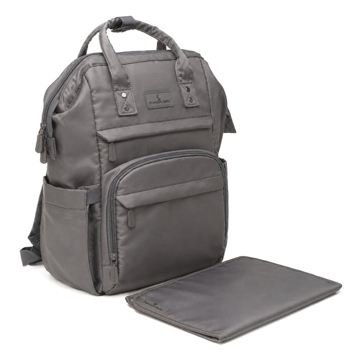 Premium Baby Bolsa Pañalera Rose Gris