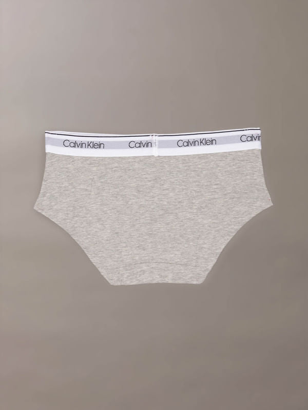 Calvin Klein Panty Hipster Black/Heather Gray/White (3 Piezas) para Niña