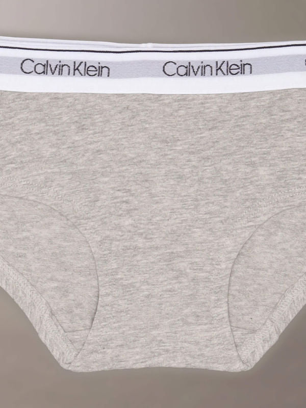 Calvin Klein Panty Hipster Black/Heather Gray/White (3 Piezas) para Niña