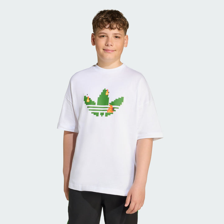 ADIDAS NIÑO TSHIRT WHITE