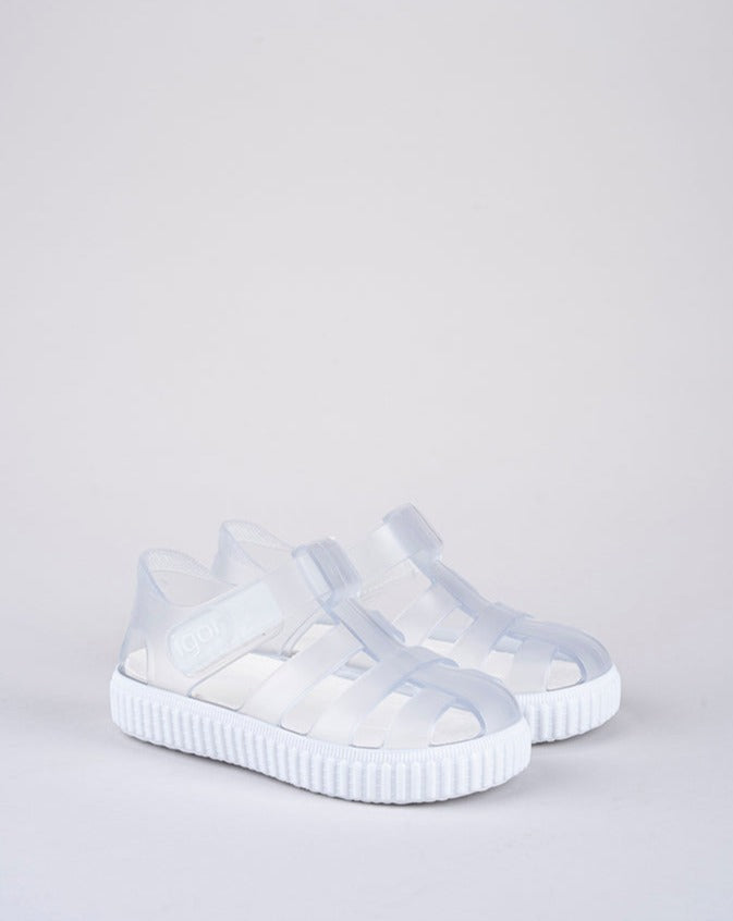 IGOR NIÑA SANDALIA NICO CRISTAL TRANSP/BLANCO