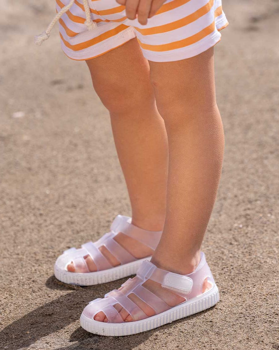 IGOR NIÑA SANDALIA NICO CRISTAL TRANSP/BLANCO