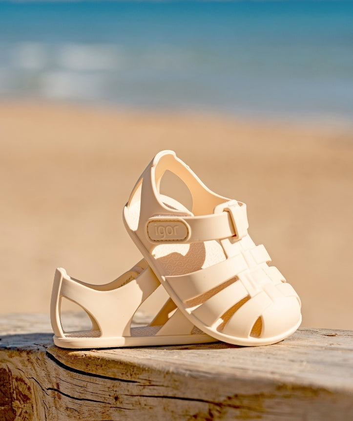 IGOR NIÑA SANDALIA NEMO SOLID MARFIL