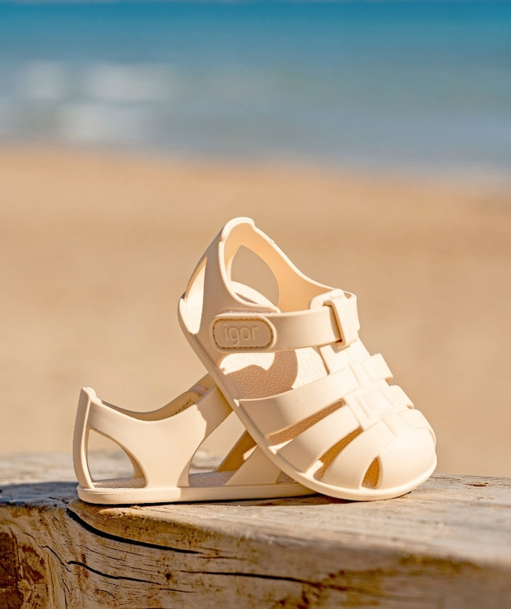 IGOR NIÑA SANDALIA NEMO SOLID MARFIL