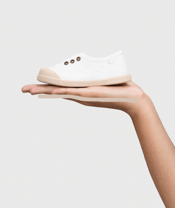 IGOR NIÑA ZAPATILLA LONA BLANCO