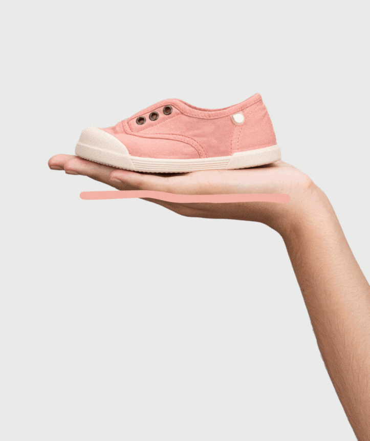 IGOR NIÑA ZAPATILLA LONA NUEVO ROSA