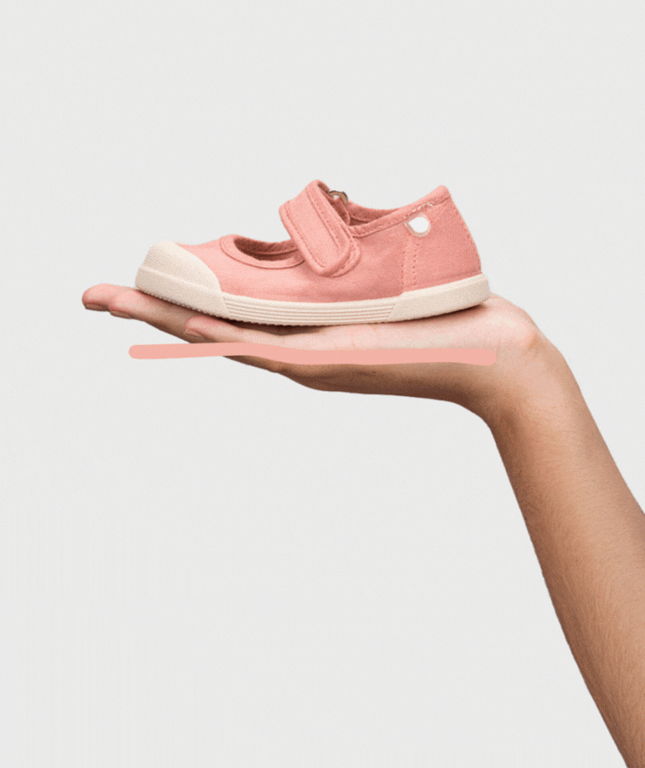 IGOR NIÑA ZAPATO LONA MERCEDES NUEVO ROSA