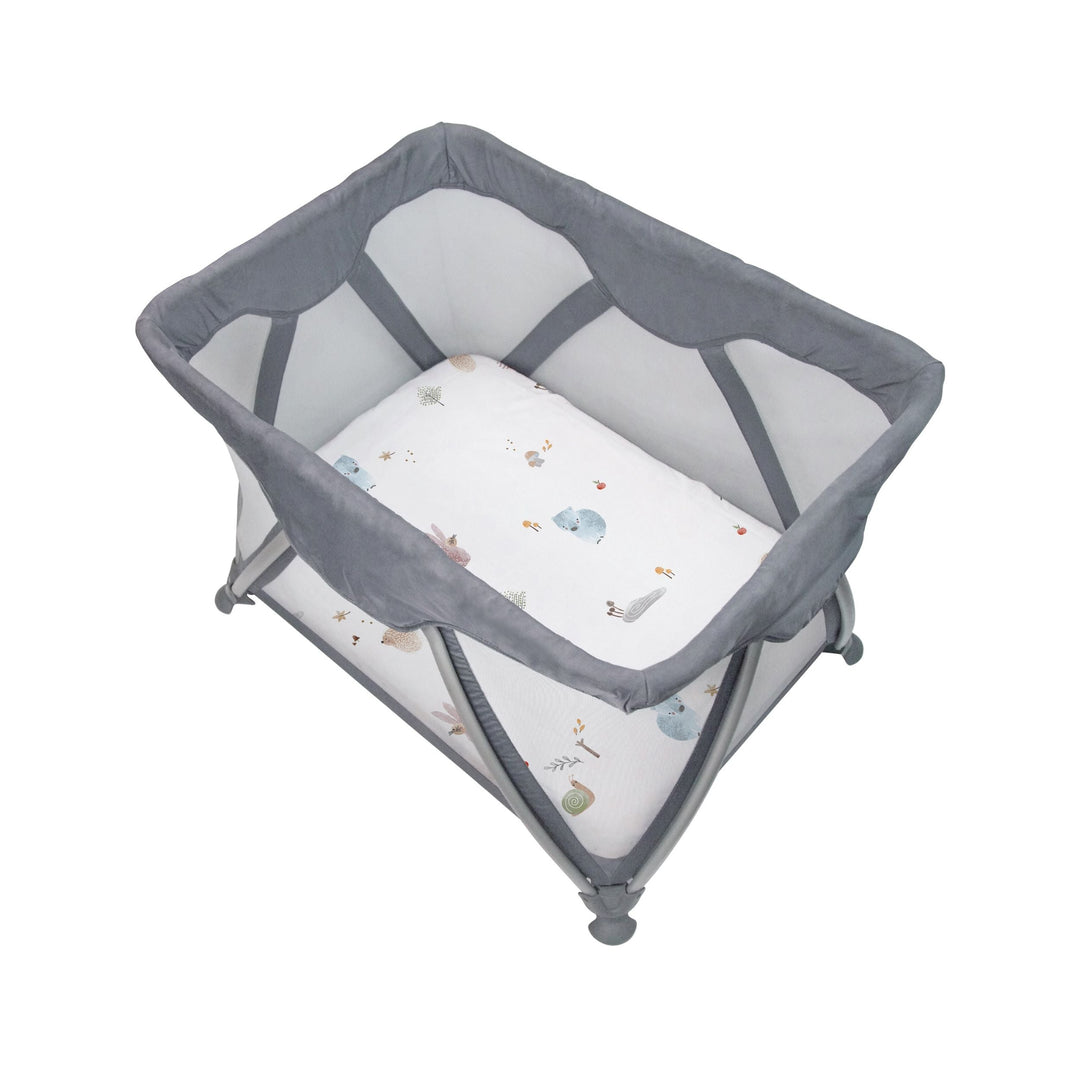 KUSHIES BABY FORRO DE PLAY PERCALE PLAYPEN SHEETS FOREST