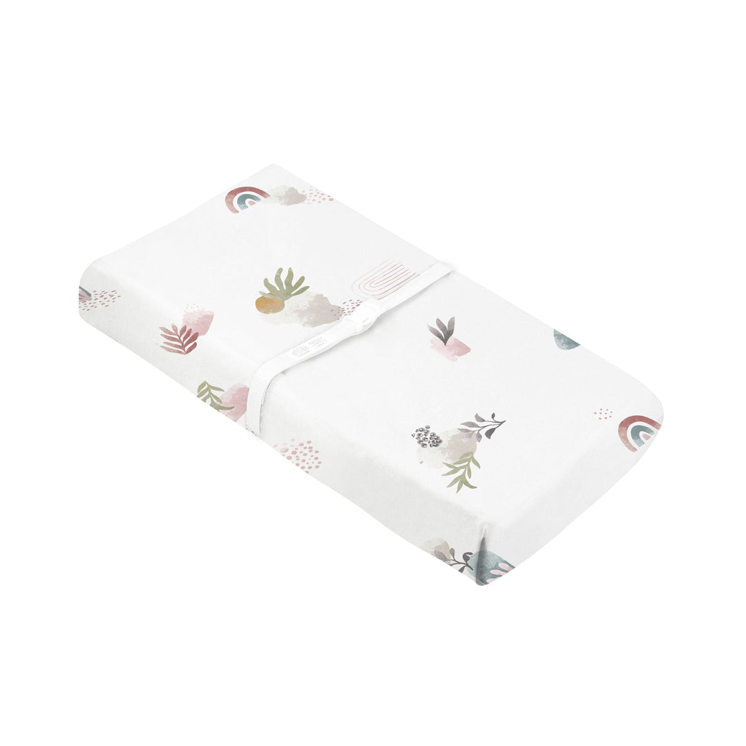 KUSHIES BABY FORRO DE PAD CAMBIADOR COVER WITH SLITS FOR STRAPS PERCALE