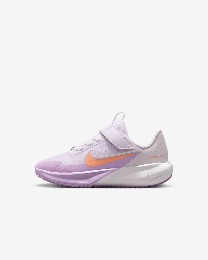 NIKE NIÑO ZAPATILLA SONIC FLY PS BRLY GRP/APRCT AGT-WHT-VLT STR