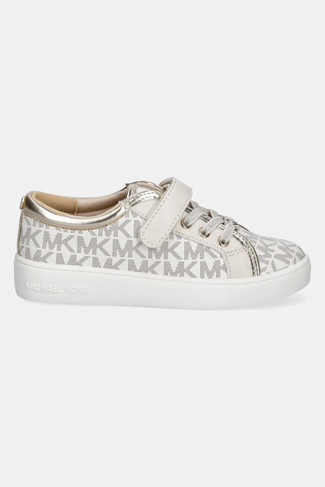 MICHAEL KORS NIÑA ZAPATILLA JEM RALLEY PS VANILLA LOGO/PALE GOLD