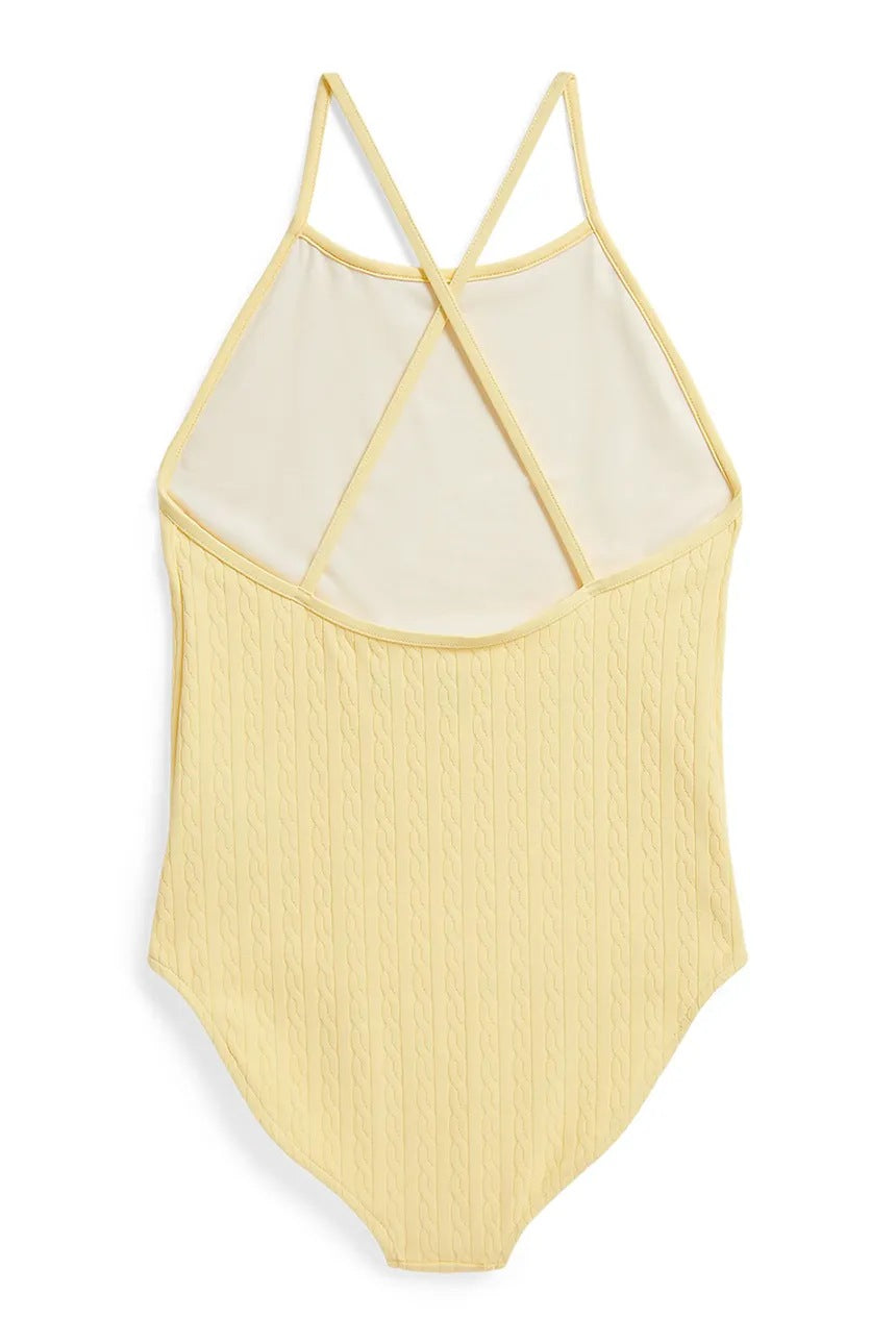 RALPH LAUREN NIÑA VESTIDO DE BAÑO JACQ NYLON/ELASTANE T-BIRD YELLOW