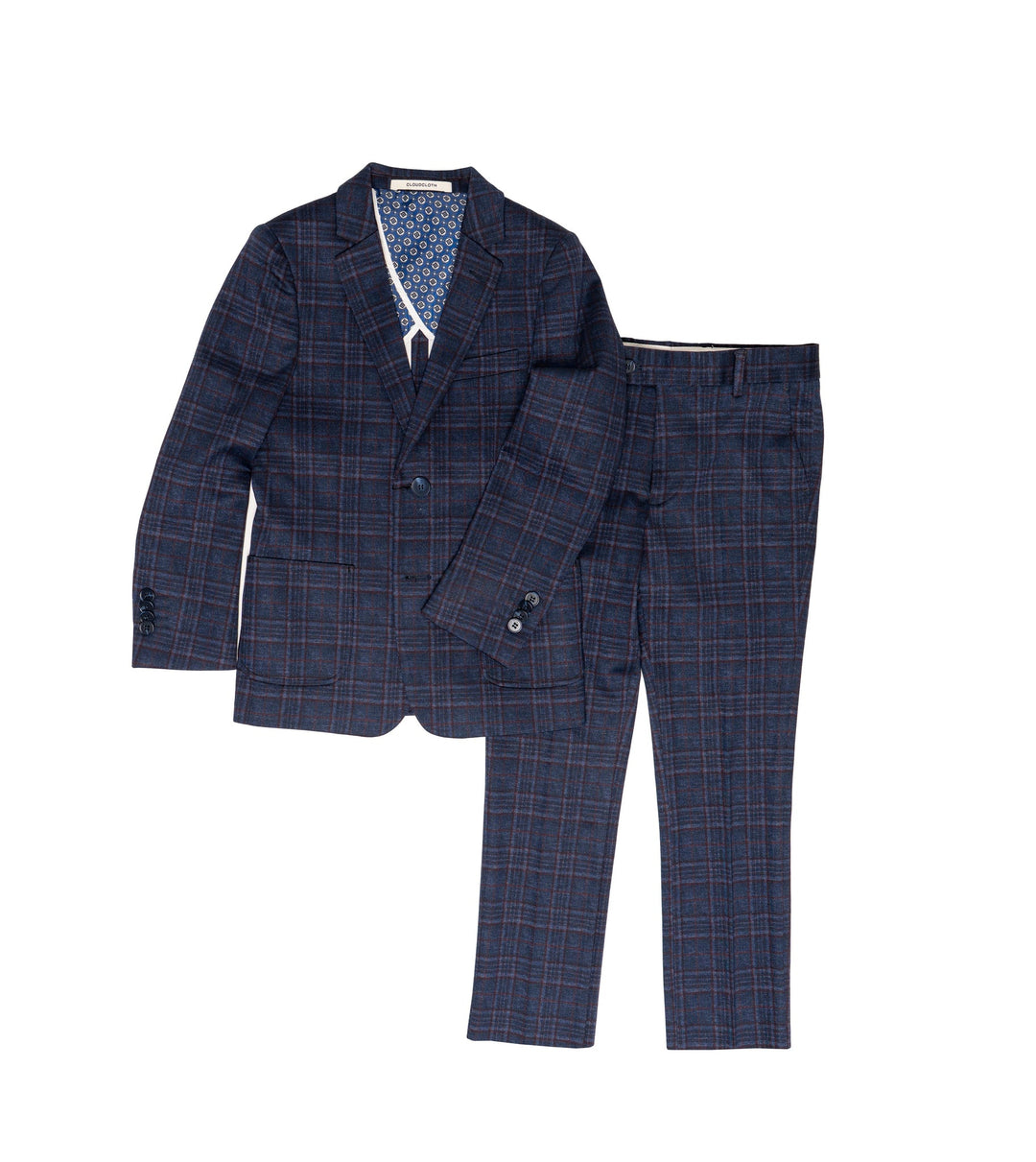 ISAAC MIZRAHI NIÑO CONJ. DE SACO CHECK NAVY