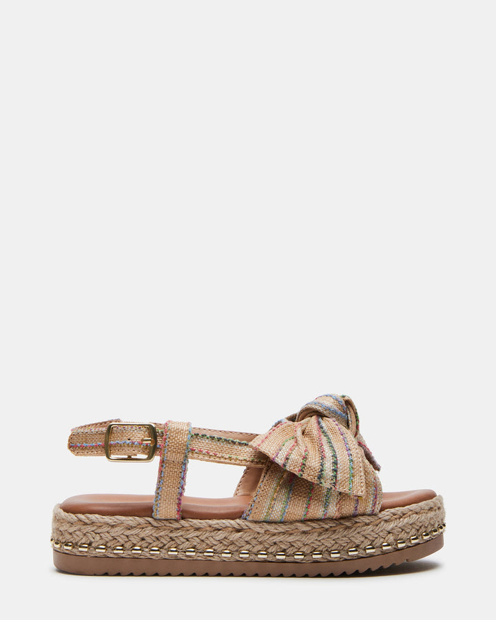 STEVE MADDEN NIÑA SANDALIA JPATH NAT MULTI