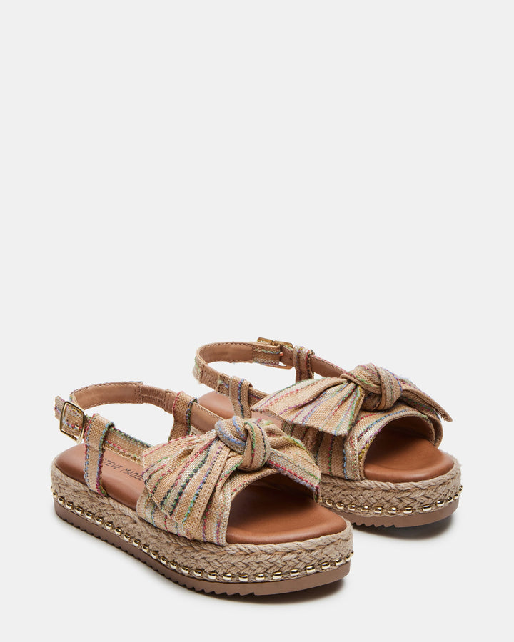 STEVE MADDEN NIÑA SANDALIA JPATH NAT MULTI