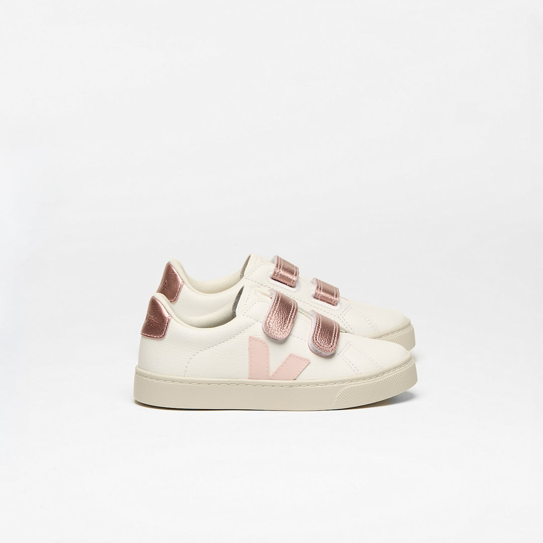 Veja Zapatilla Small Esplar Extra White Petale Nacre para Niña