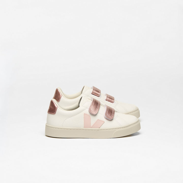 Veja Zapatilla Small Esplar Extra White Petale Nacre para Niña