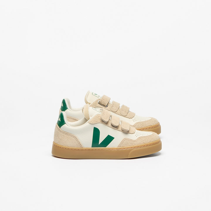 Veja Zapatilla Small V-90 Pure Golf Almond para Niño