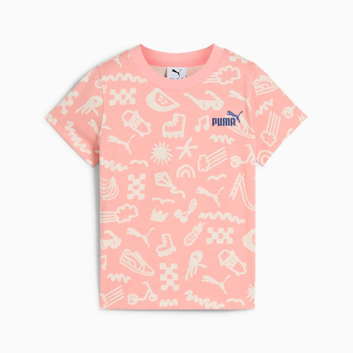 PUMA NIÑO TSHIRT SANDY ADVENTURES AOP G PINK