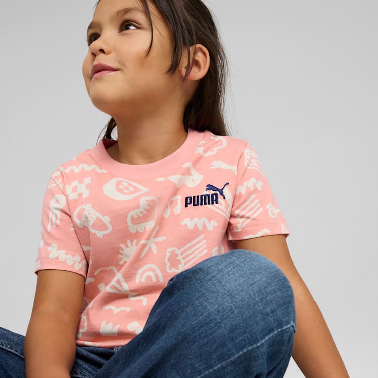 PUMA NIÑO TSHIRT SANDY ADVENTURES AOP G PINK