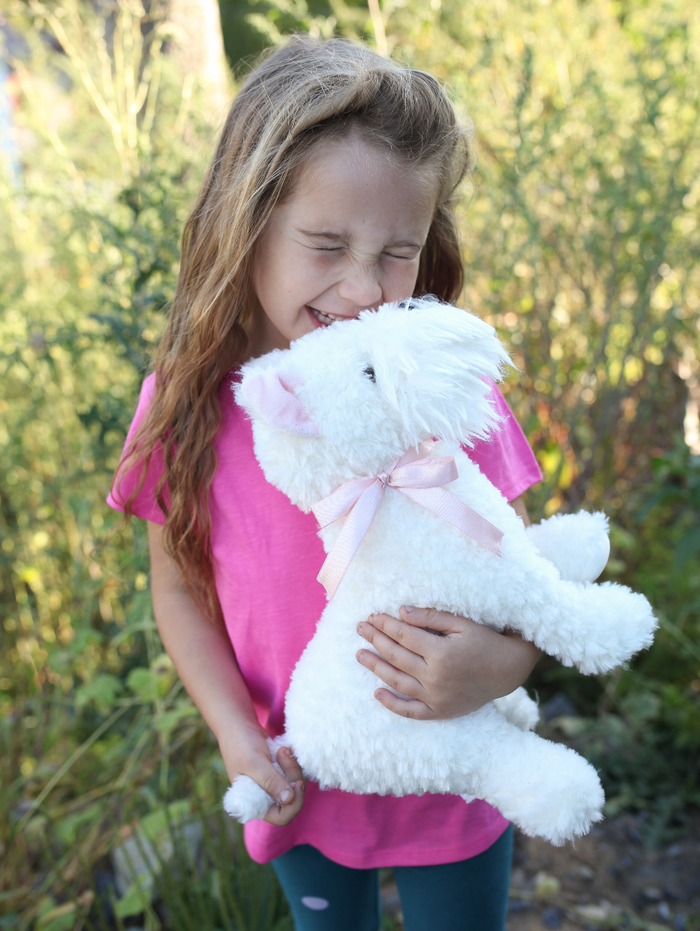 MON AMI PELUCHE WES CREAM WESTIE DOG