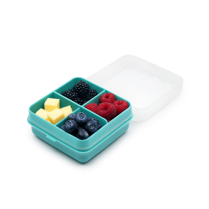MELII VASIJA CON TAPA DE 4 COMPARTIMIENTO BLUE