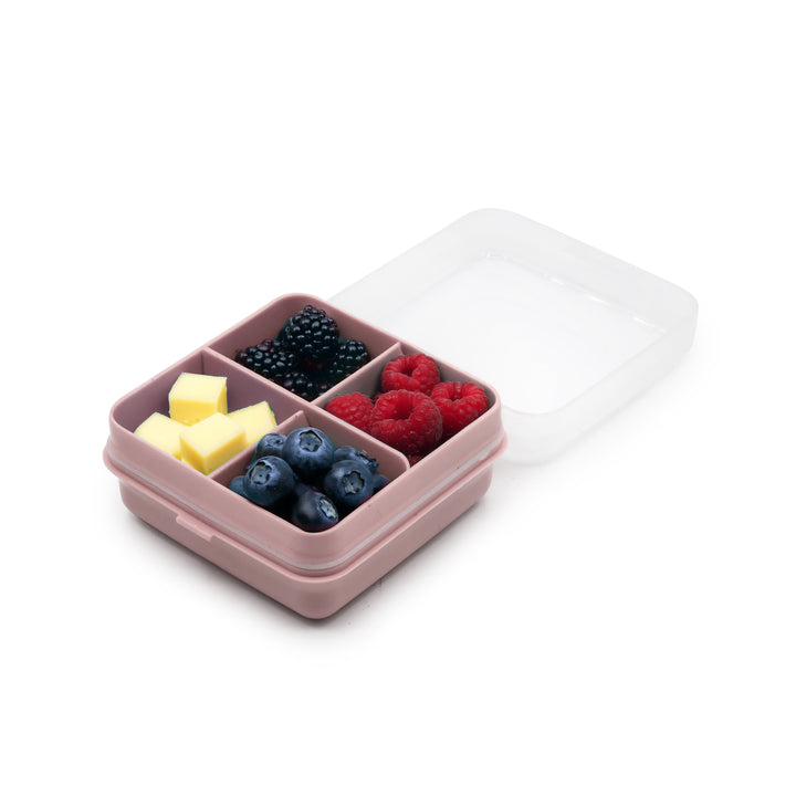 MELII VASIJA CON TAPA DE 4 COMPARTIMIENTO PINK
