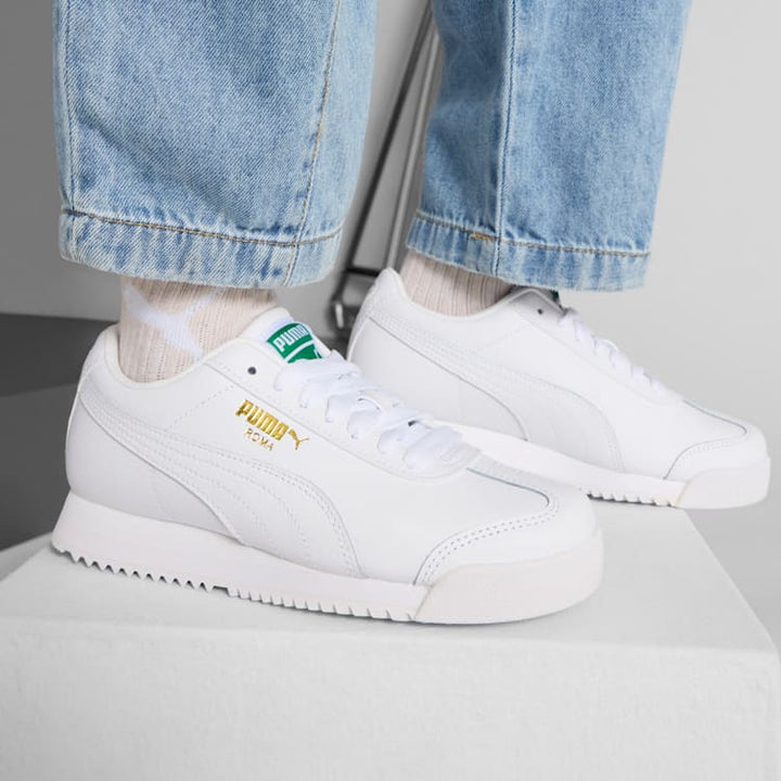PUMA NIÑO ZAPATILLA ROMA 24 STANDARD WHITE