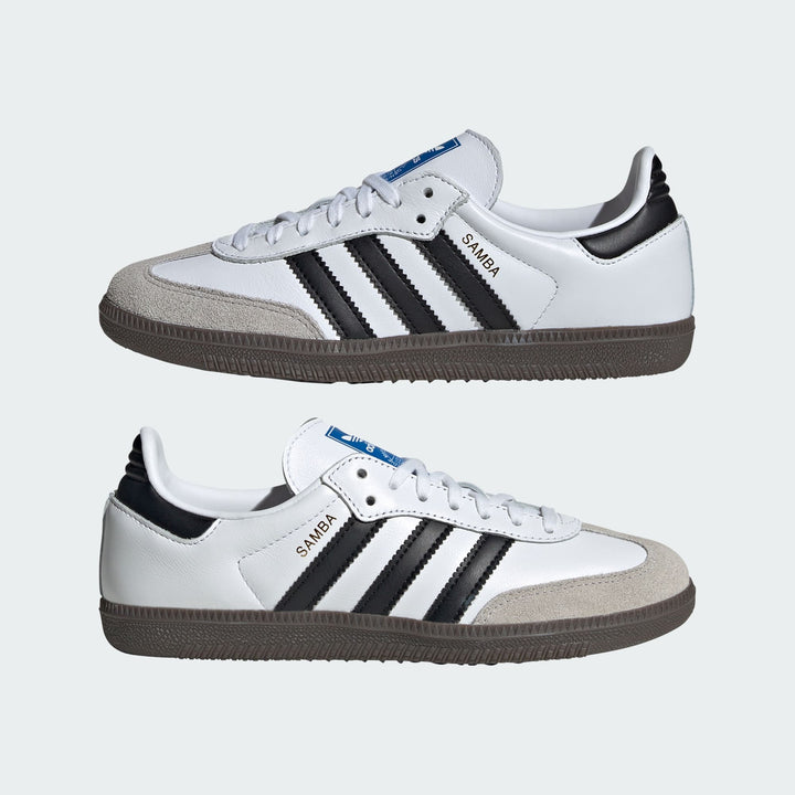ADIDAS NIÑO ZAPATILLA SAMBA OG J WHITE/BLACK/GUM