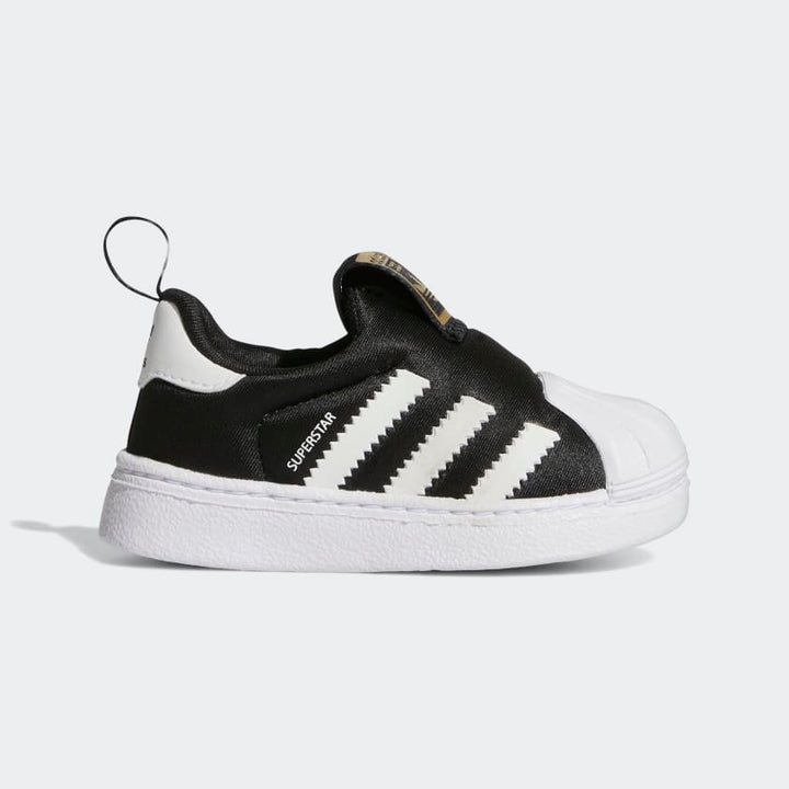 ADIDAS NIÑO ZAPATILLA SUPERSTAR 360 I BLACK/WHITE/GOLD