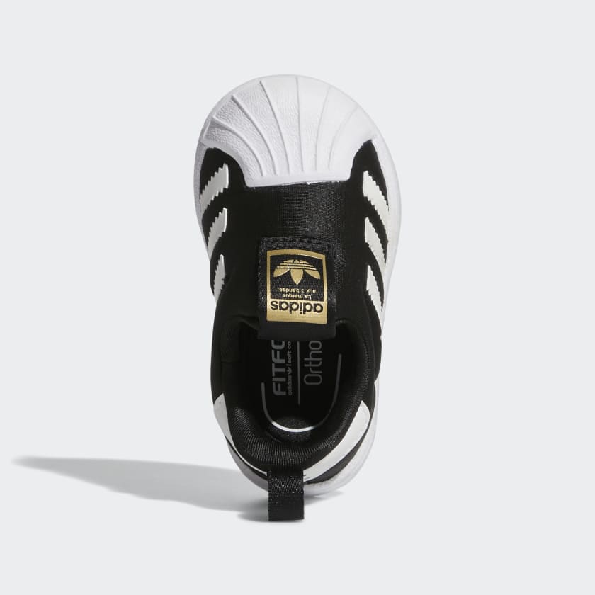 ADIDAS NIÑO ZAPATILLA SUPERSTAR 360 I BLACK/WHITE/GOLD